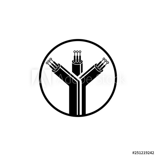 500x500 Fiber Optic Cables Icon Element Of Internet Connection Icon