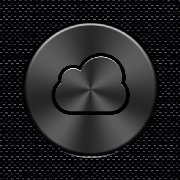 626x626 Carbon Cloud Fiber Icon Metallic Free Download
