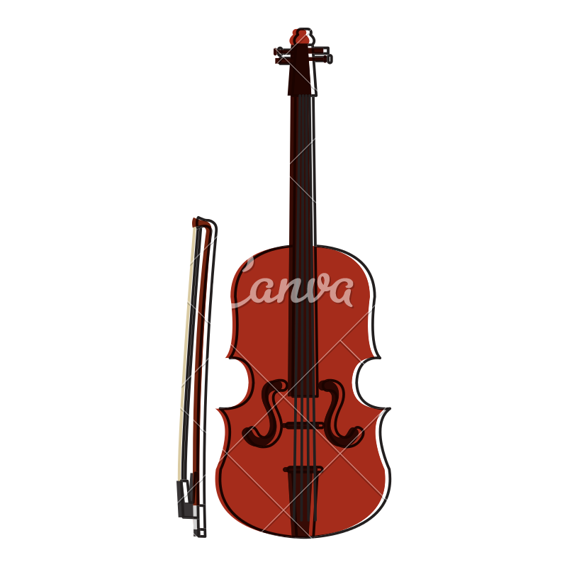 800x800 Fiddle Instrument Isolated Icon