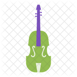 256x256 Violn Of Flat Style