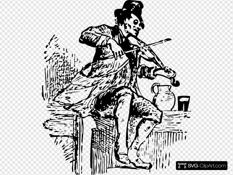 800x600 Fiddler Clip Art, Icon