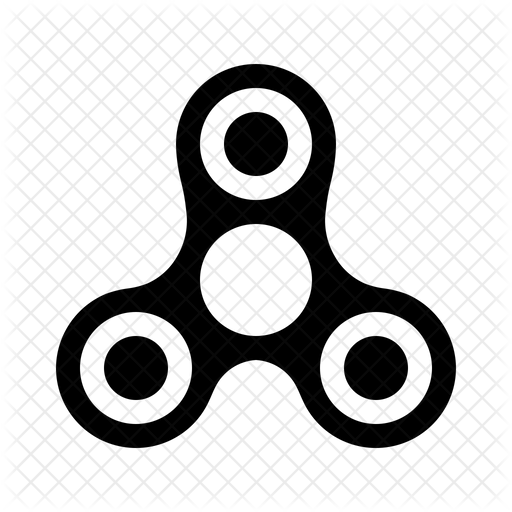 512x512 Fidget Spinner Icon Of Glyph Style