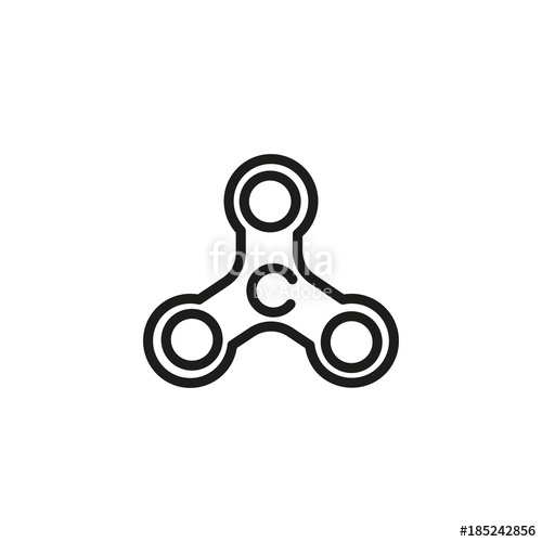 500x500 Fidget Spinner Icon Stock Image And Royalty Free Vector