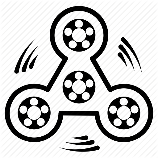 512x512 Bear, Fidget, Gear, Relax, Spinner, Toy Icon