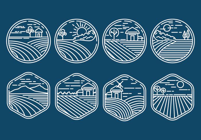 700x490 Rice Field Icons