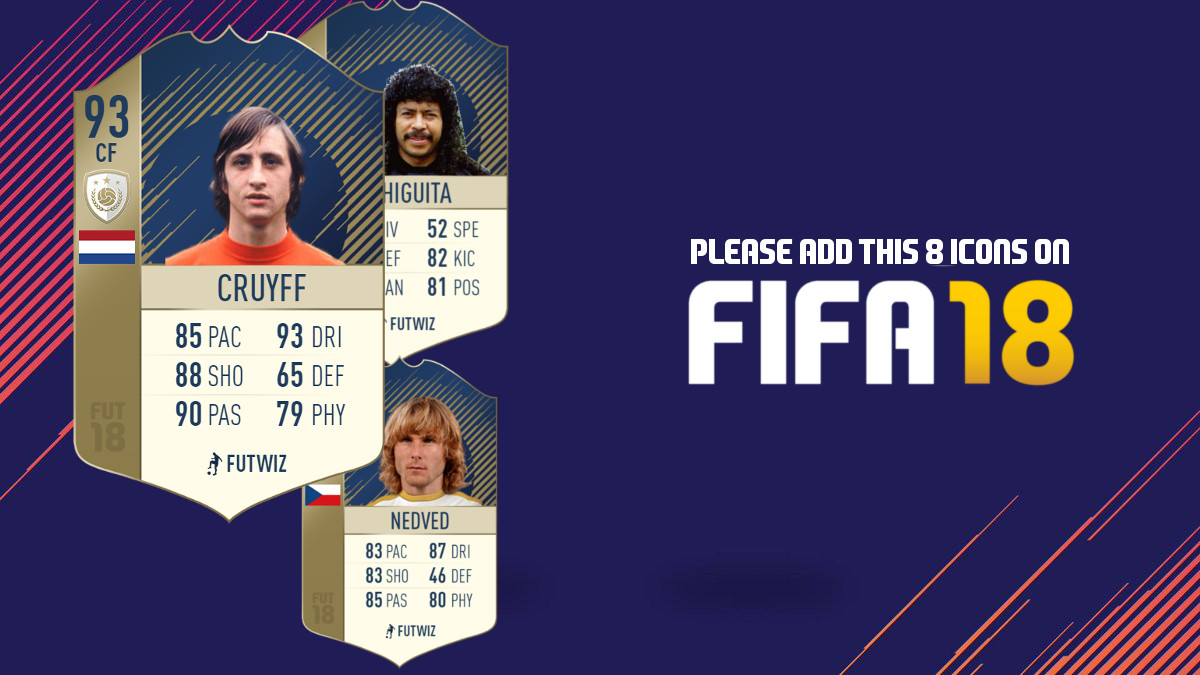 1200x675 Fifa Fut Icons From Cruyff To Zidane, Please Add This Players