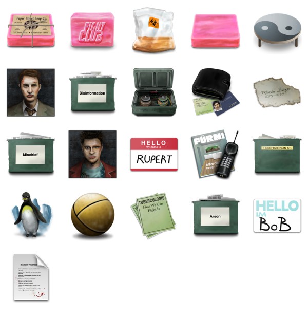 600x619 Fight Club Icons Free Icon Packs Ui Download