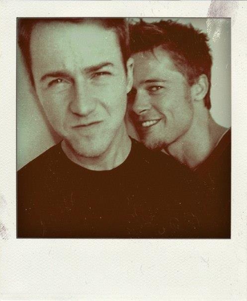 497x604 Movie Icon David Fincher Fight Club Brad Pitt Edward Norton