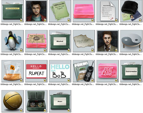 500x395 Classic Fightclub Computer Icon Png