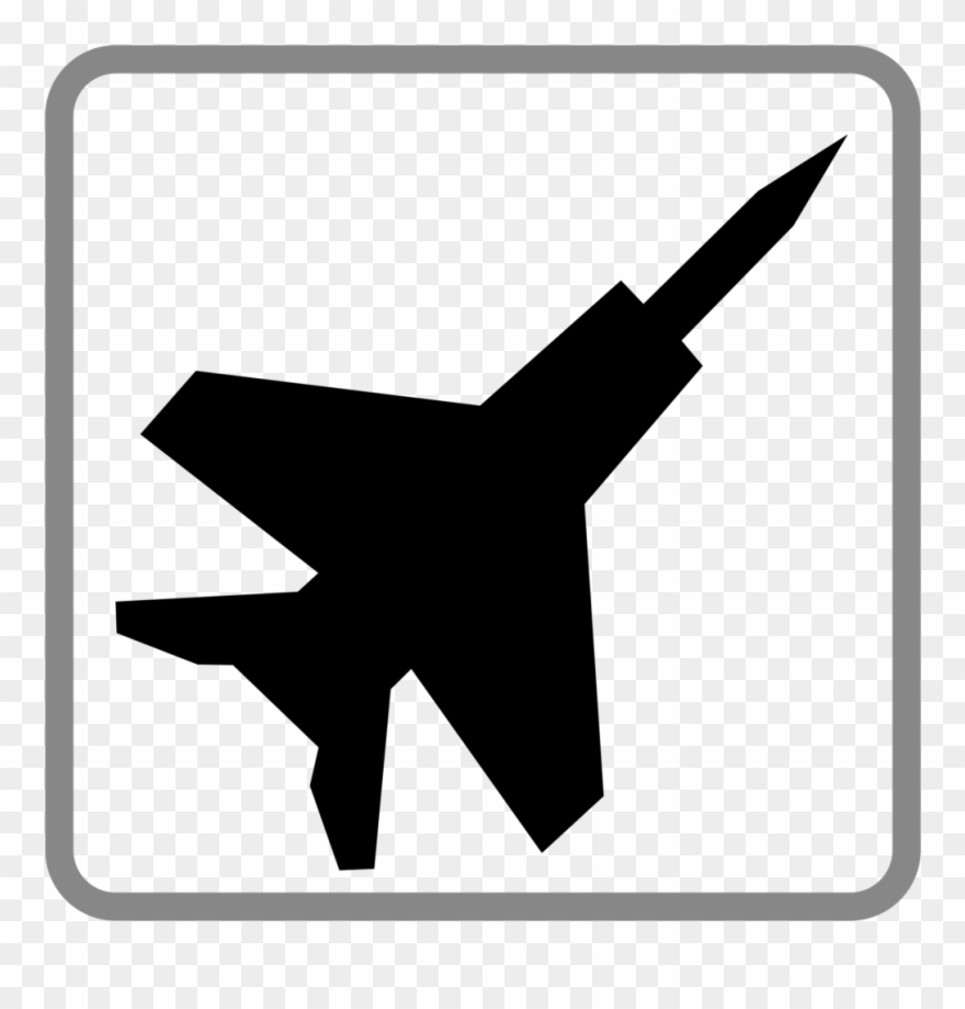 880x920 Fighter Jet Black Icon
