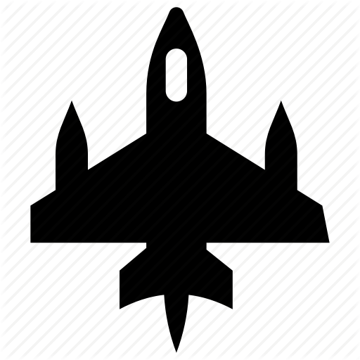 512x512 Air Jet, Army Jet, Fighter Aircraft, Fighter Jet, Jet Plane Icon
