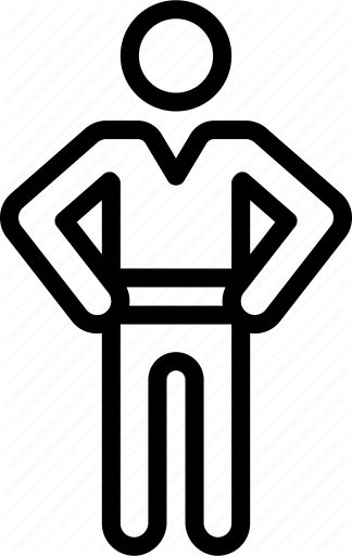 324x512 Hands, Hands On Hips, Hips, Man, On, Standing, Stick Figure Icon
