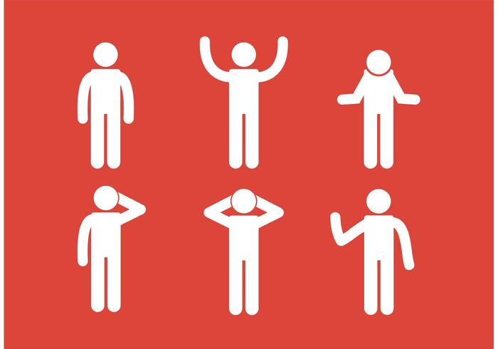 700x490 Stick Figure Icon Set