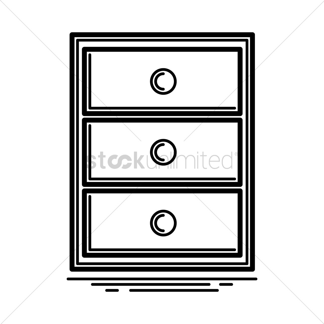 1300x1300 Cabinet Icon Vector Image