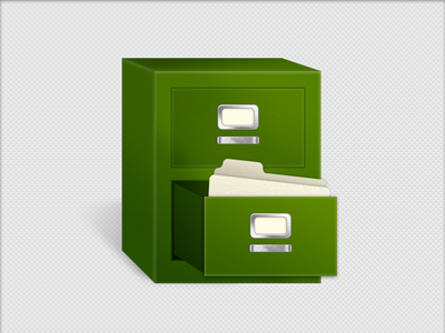400x300 Filing Cabinet Icon
