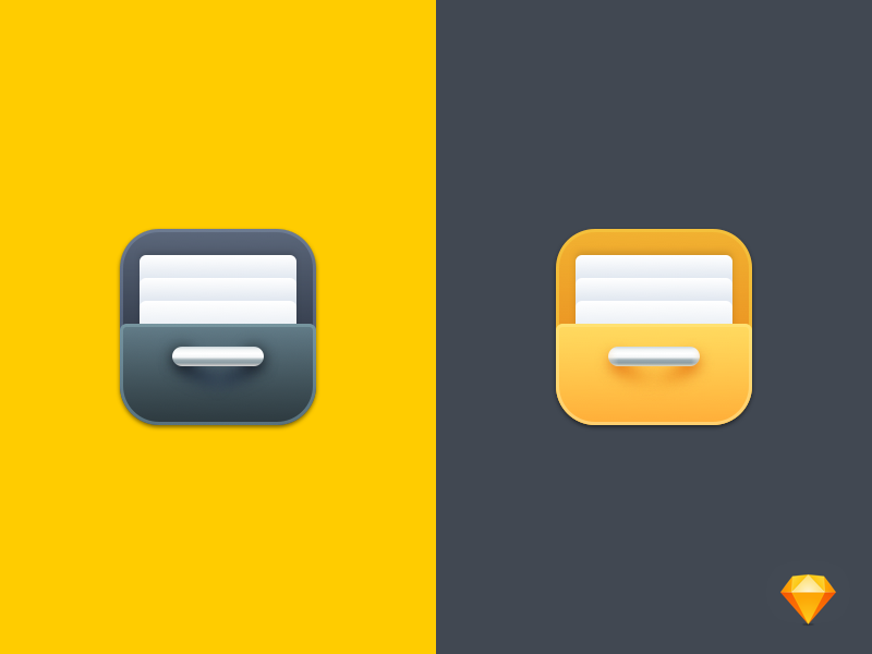 800x600 Filing Cabinet Icon