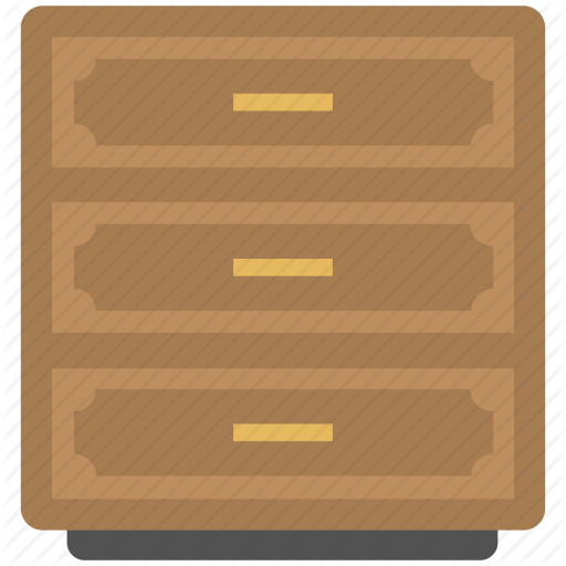 512x512 Bureau, Cabinet, Chest Of Drawers, Drawers, Filing Cabinet Icon