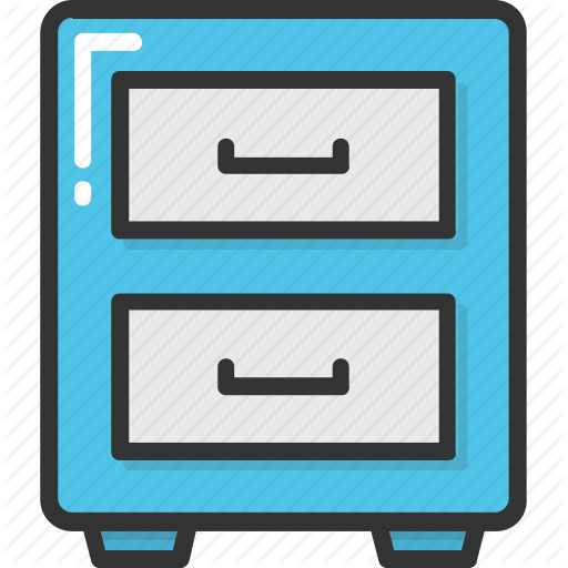 512x512 Bureau, Cabinet, Chest Of Drawers, Drawers, Filing Cabinets Icon