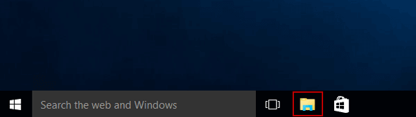 File Explorer Icon Windows 10