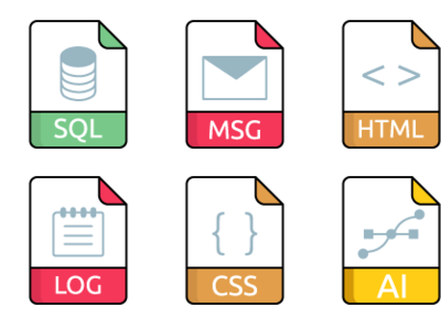 400x299 Types Flat Style