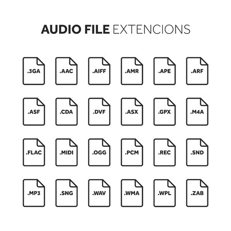 450x450 Music And Multimedia Extension Icon Set Royalty Free Vector
