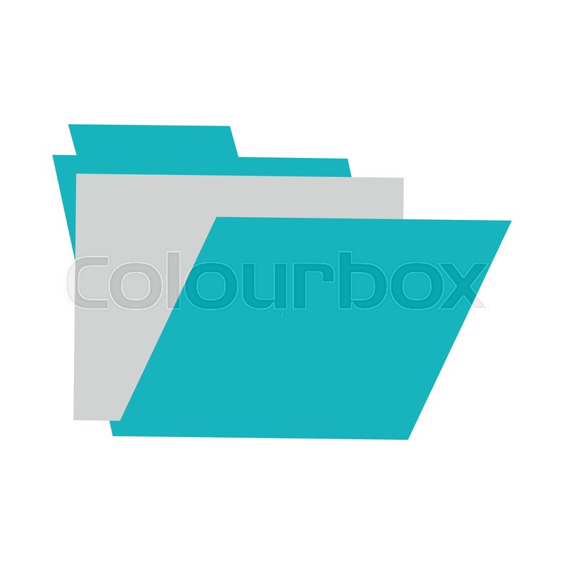 800x800 Open Folder Icon Image Vector Stock Vector Colourbox