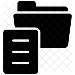 Folder Icon Of Glyph Style 256x256 Folder Icon Of Glyph Style