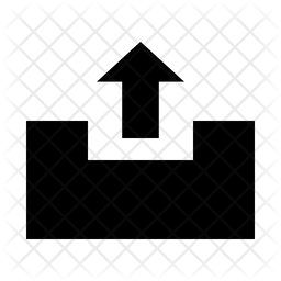 Upload Folder Icon Of Glyph Style 256x256 Upload Folder Icon Of Glyph Style