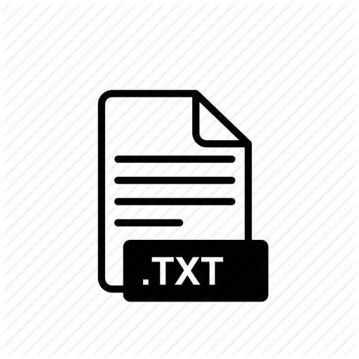 512x512 File, Extension, Text File, Txt Icon