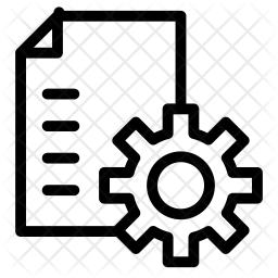 256x256 Setting Icon Of Line Style