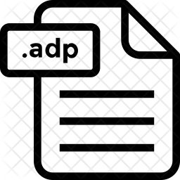 256x256 Adp Icon Of Line Style