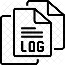 256x256 Log Icon Of Line Style