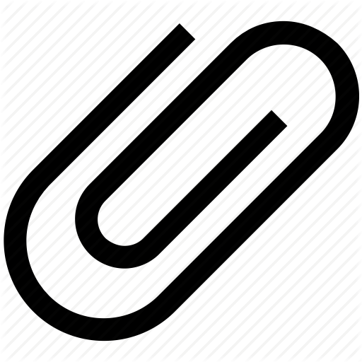 512x512 Attach File, Attachment, Paper Binder, Paper Clinch, Paper