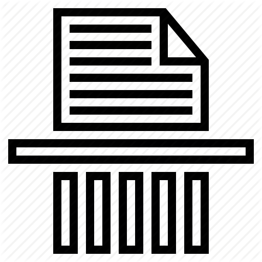 512x512 Delete File, Destroy Data, Shredder, Paper Shredder, Remove