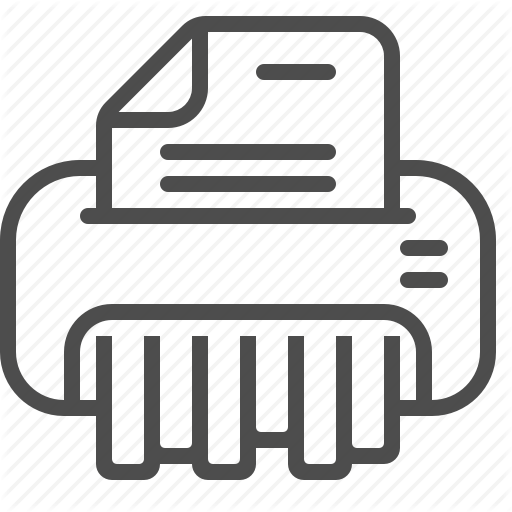 512x512 Document, File, Paper Shredder, Shredding Icon