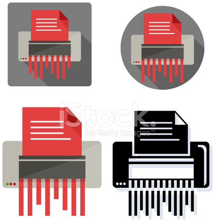 426x440 Shredder Icon Stock Vector