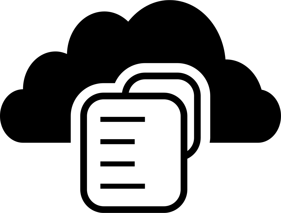 980x744 With Data On Cloud Storage Png Icon Free Download