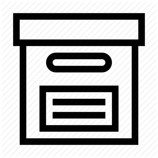 512x512 Archive, Box, Carboard, Data, File, Storage Icon