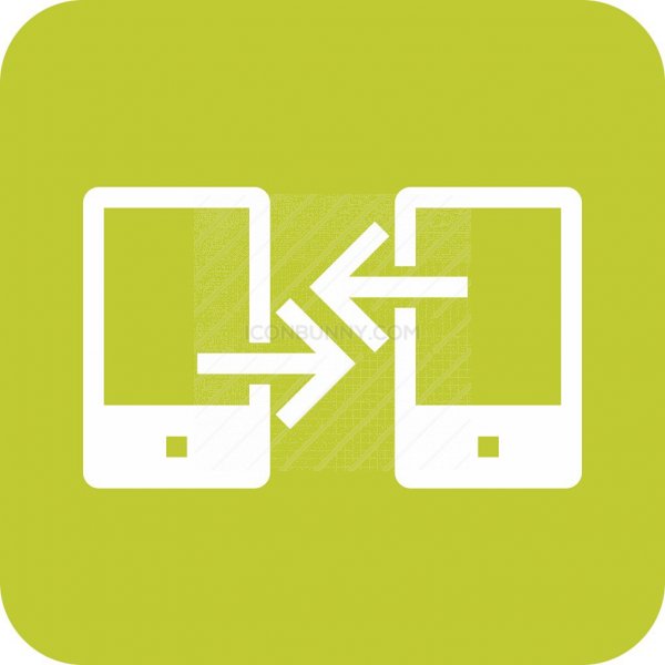 600x600 Transfer Flat Round Corner Icon