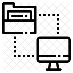 256x256 Transfer Icon Of Line Style