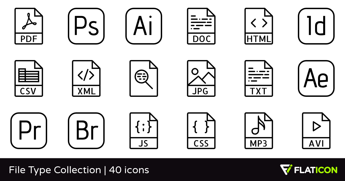 1200x630 Type Collection Free Icons