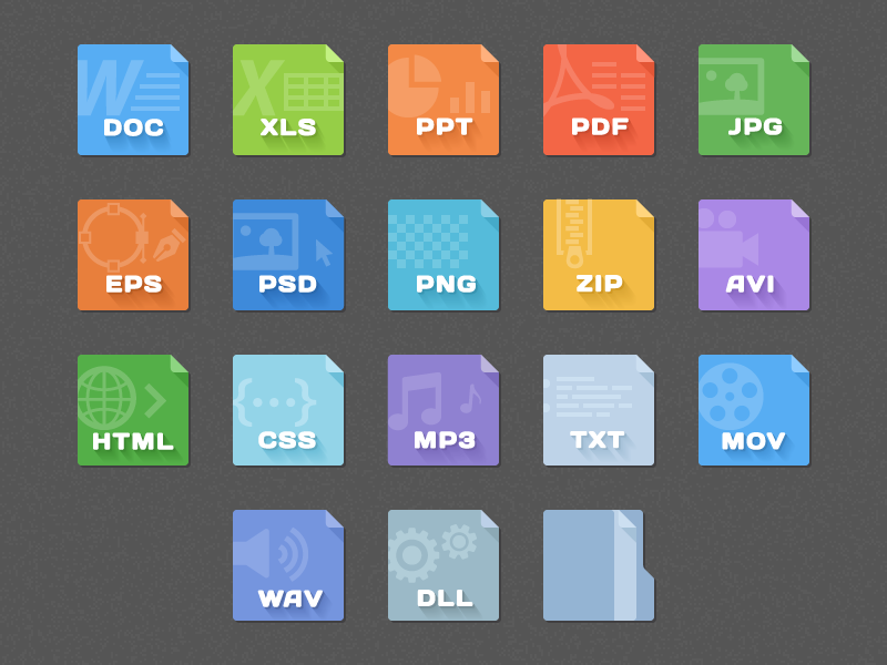 800x600 Type Icons