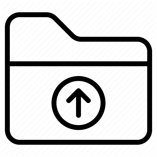 512x512 Document, Upload, Folder, Upload File, Uploaded Icon