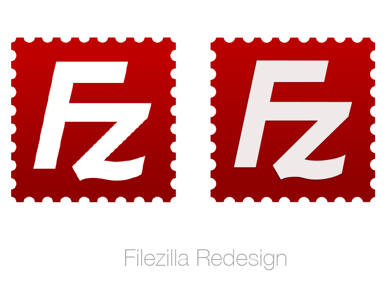 800x600 Filezilla Logo Redesign Sketch Freebie