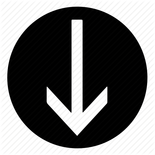 512x512 Arrow, Circle, Down, Download, Fill Icon