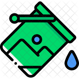 256x256 Image Fill Icon Of Colored Outline Style