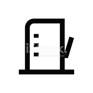300x300 Filling Station Vector Icon Premium Clipart