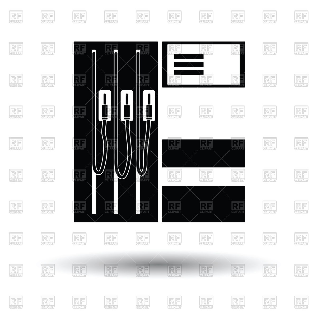 1200x1200 Filling Station Icon, Petrol Station Vector Image Of Icons