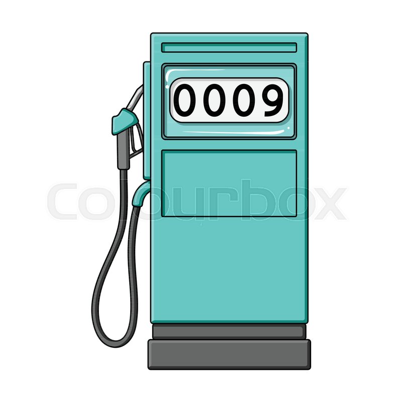 800x800 Petrol Filling Station Oil Single Icon Stock Vector Colourbox