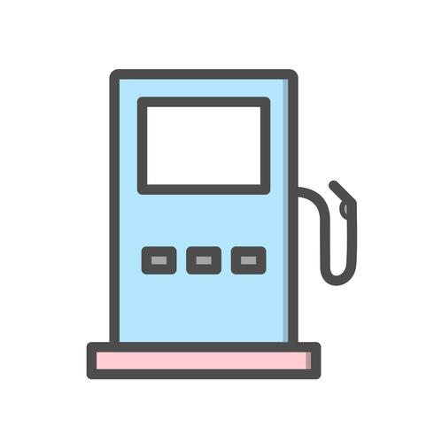 490x490 Vector Filling Station Road Sign Icon